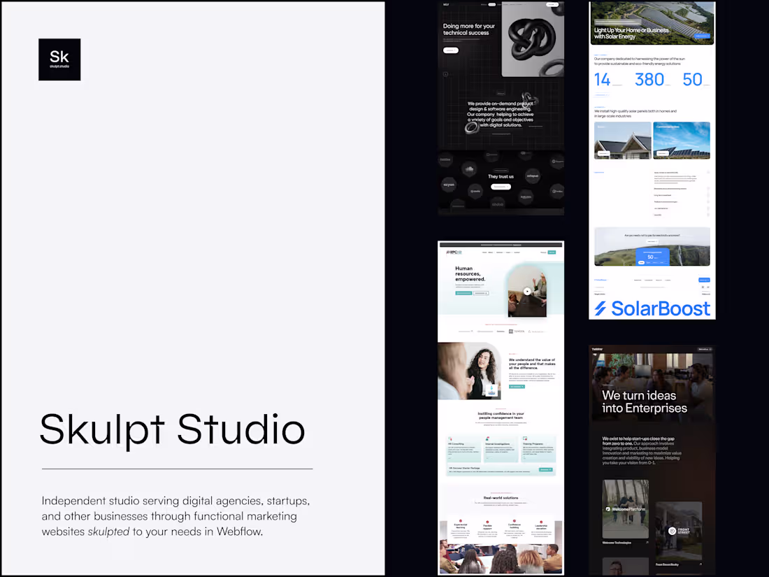 Cover image for Skulpt - Webflow Developer Portfolio