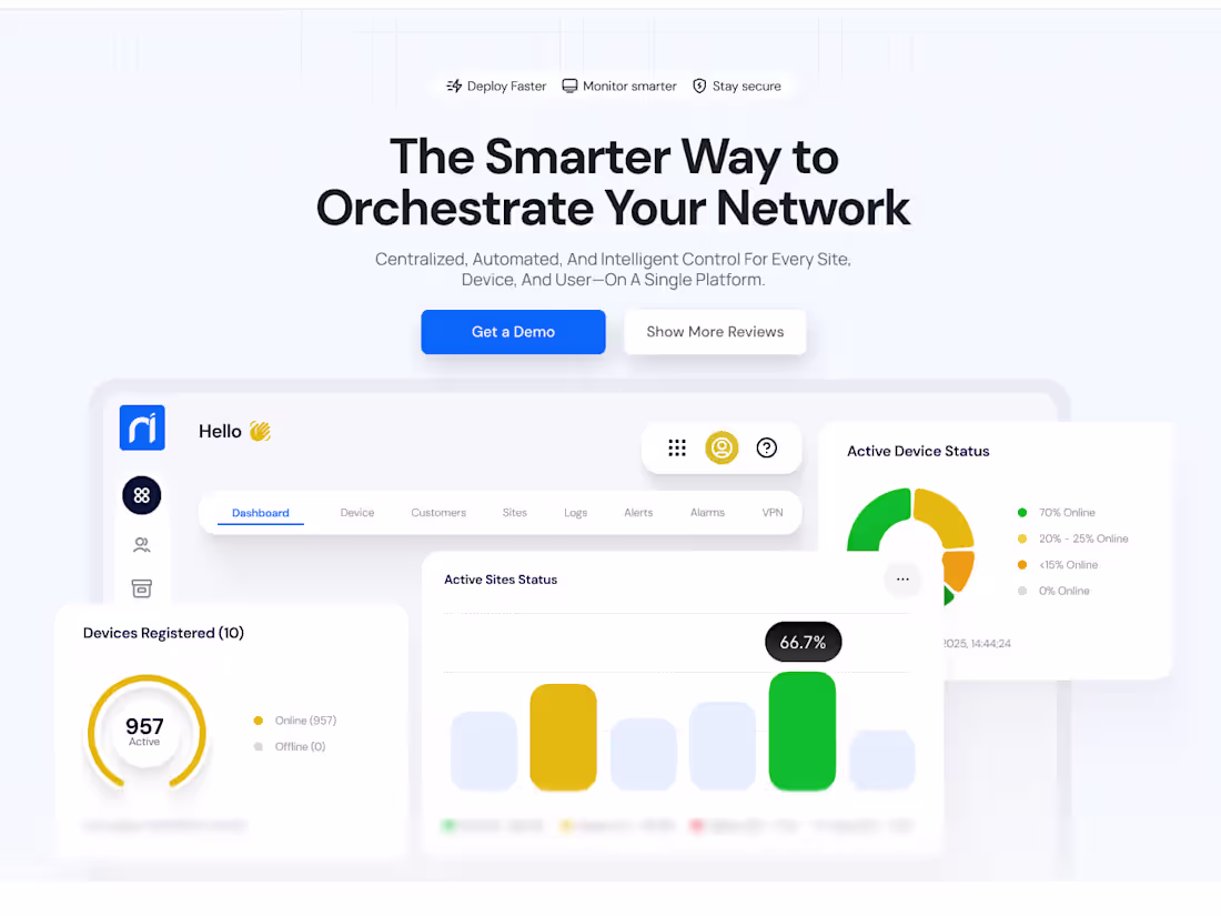 Cover image for Landing Page Design - Nirad networks