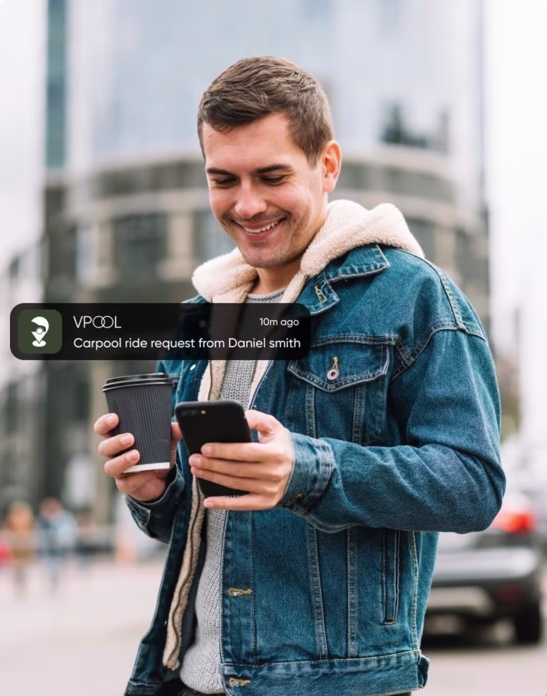 Cover image for Vpool Branding & UI App design A carpooling platform built t...