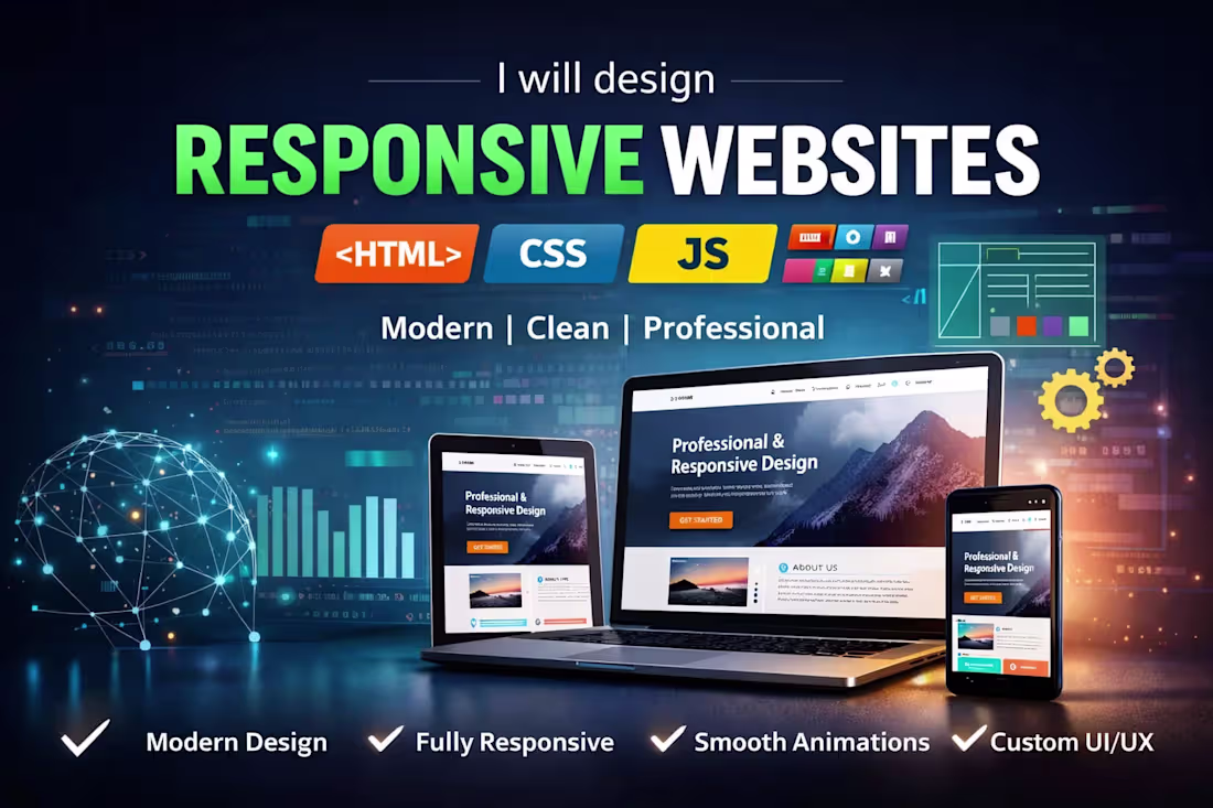 Cover image for Responsive Website Development