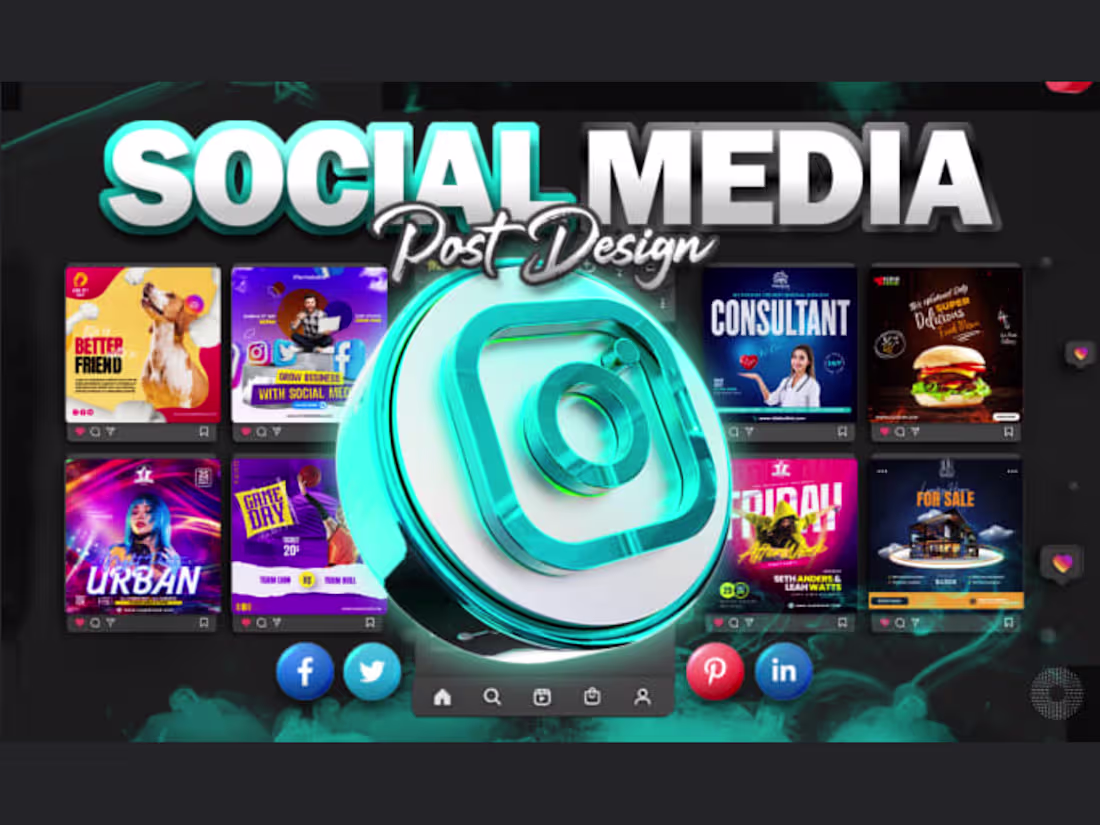 Cover image for Design unique attractive social media post, advertising graphics
