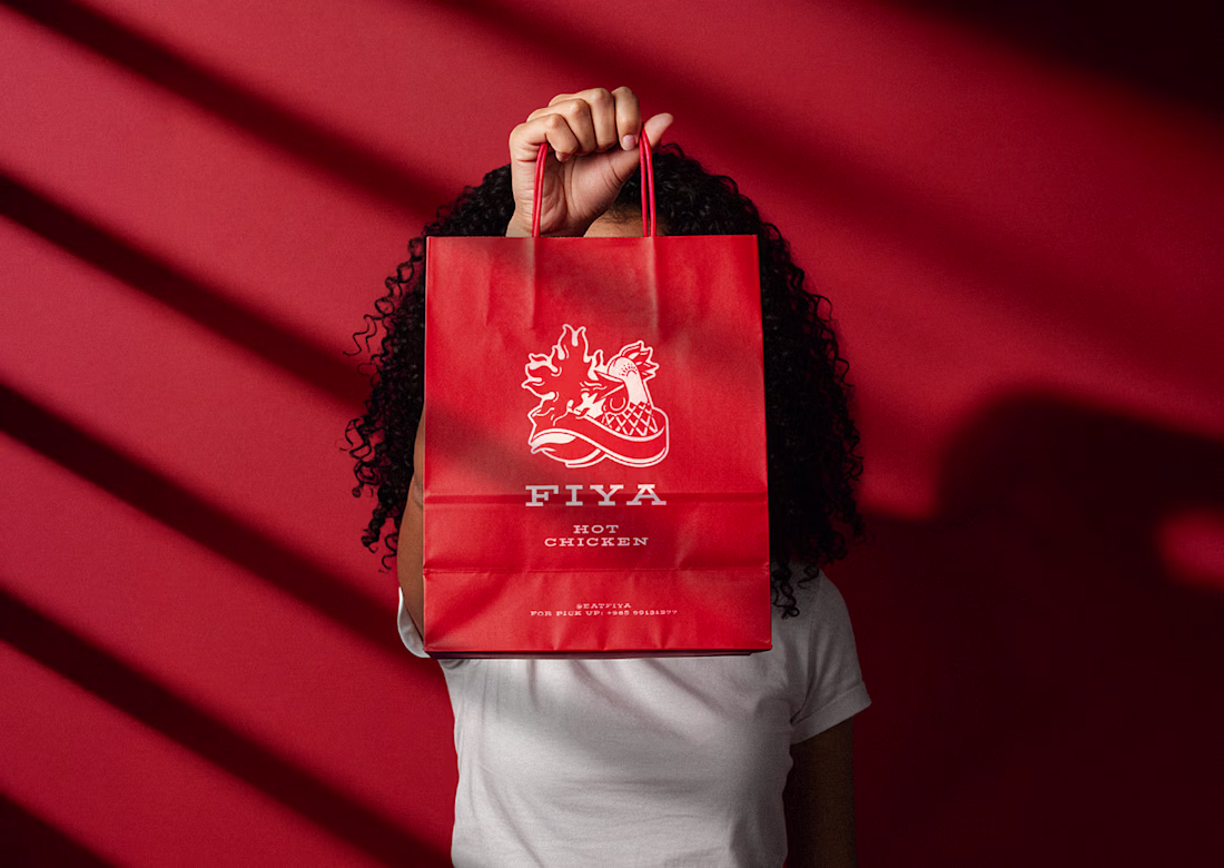 Cover image for Fiya Hot Chicken Visual Branding Project