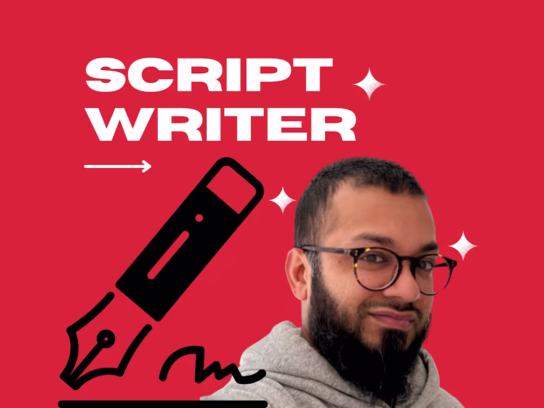 Cover image for Get a script that's IMPACTFUL and ENGAGING for your video