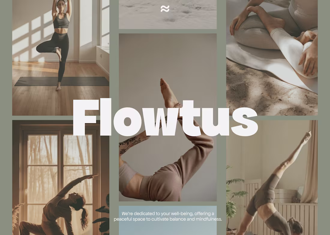 Cover image for Flowtus – Elegant Webflow Design for Yoga & Wellness Brands