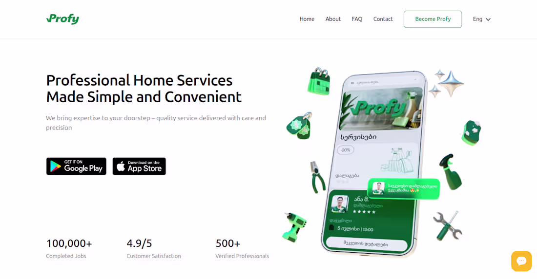 Cover image for Marketplace for handymen