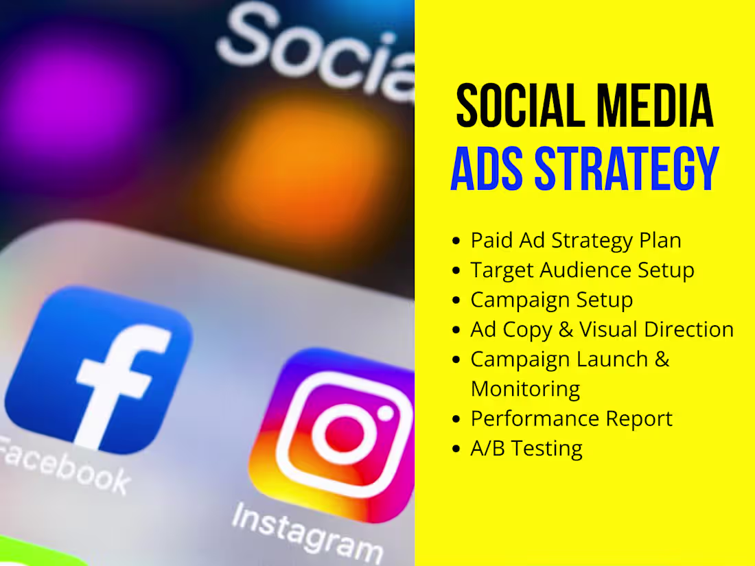 Cover image for Paid Social Media Ads | Meta (Facebook/Instagram) & Google