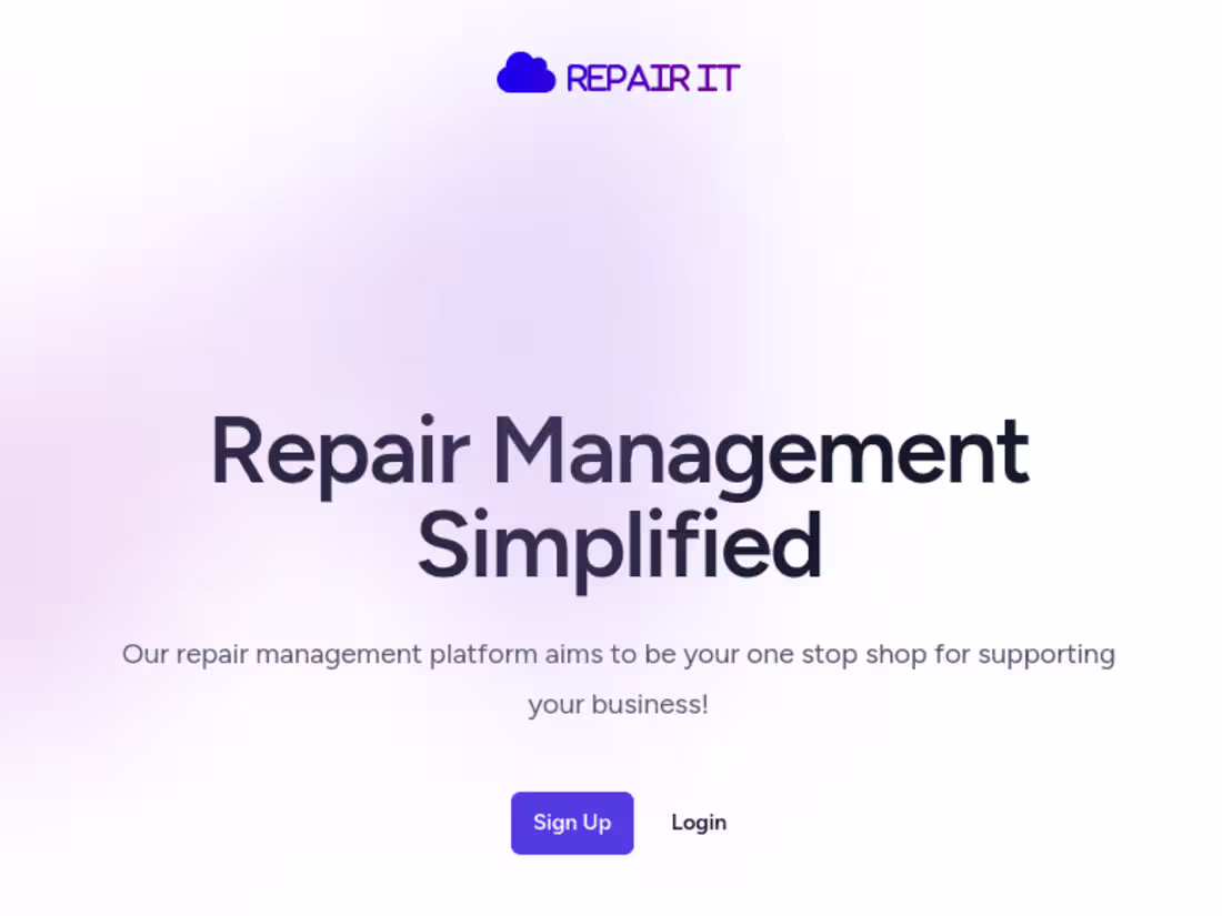 Cover image for RepairIt, the Repair Management platform