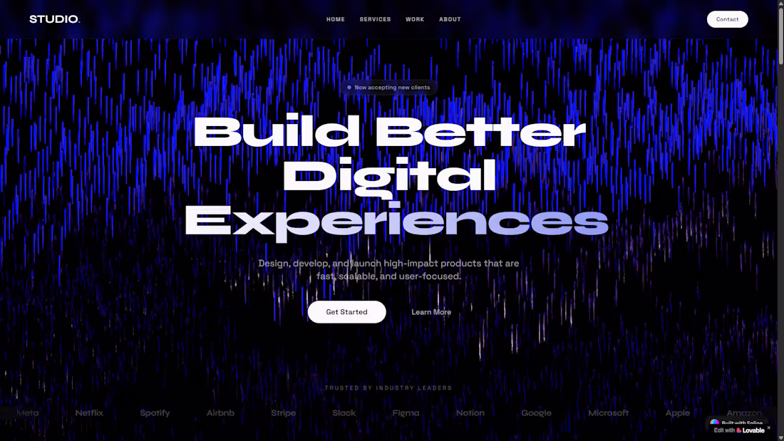 Cover image for Spline Inclusive Interactive Landing Pages