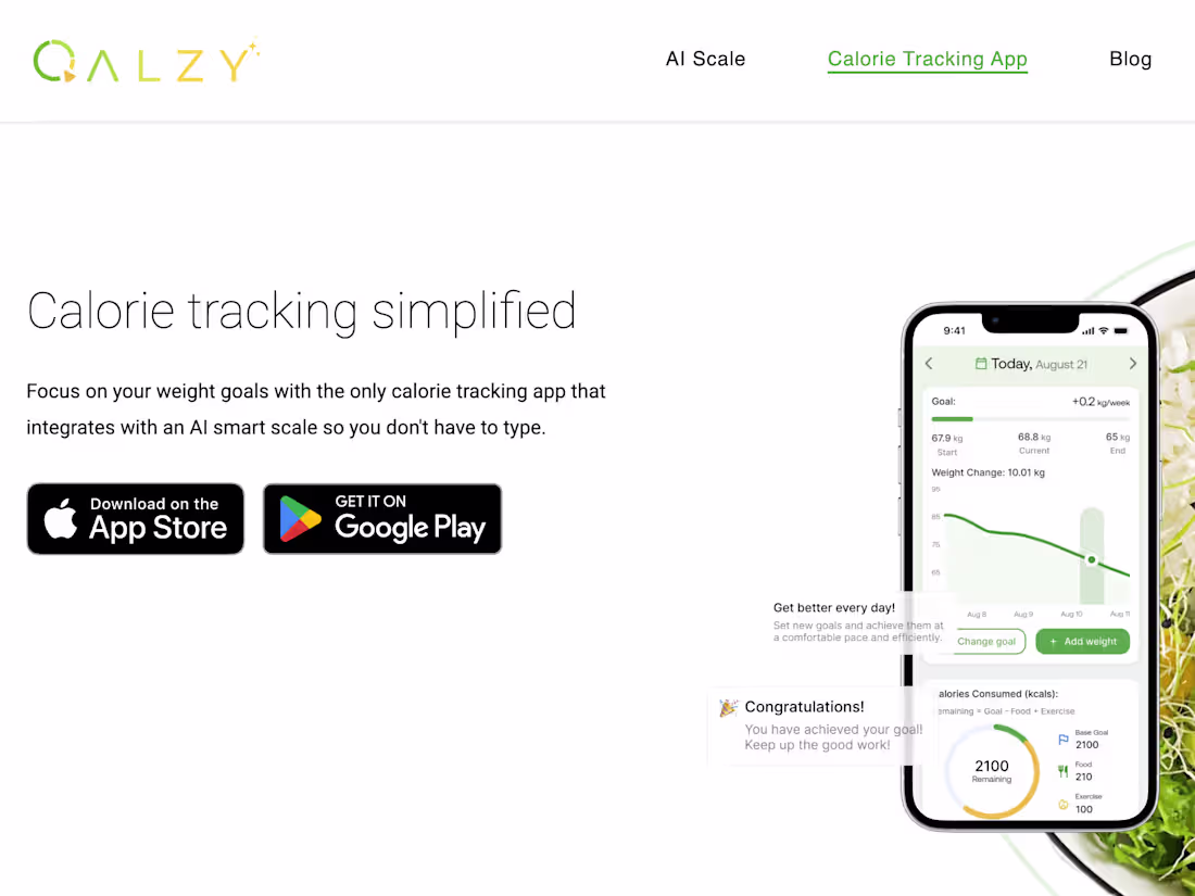 Cover image for Qalzy.com - Nutrition and Fitness Tracking App