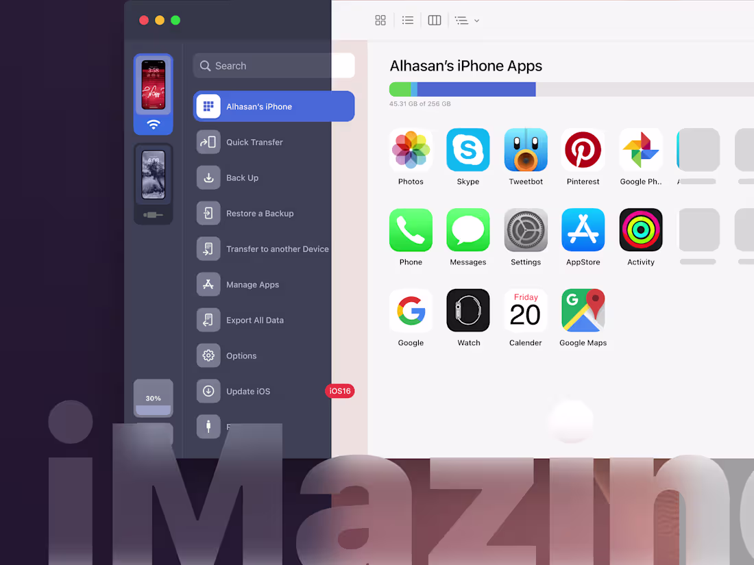 Cover image for iMazing App for macOS - Redesign