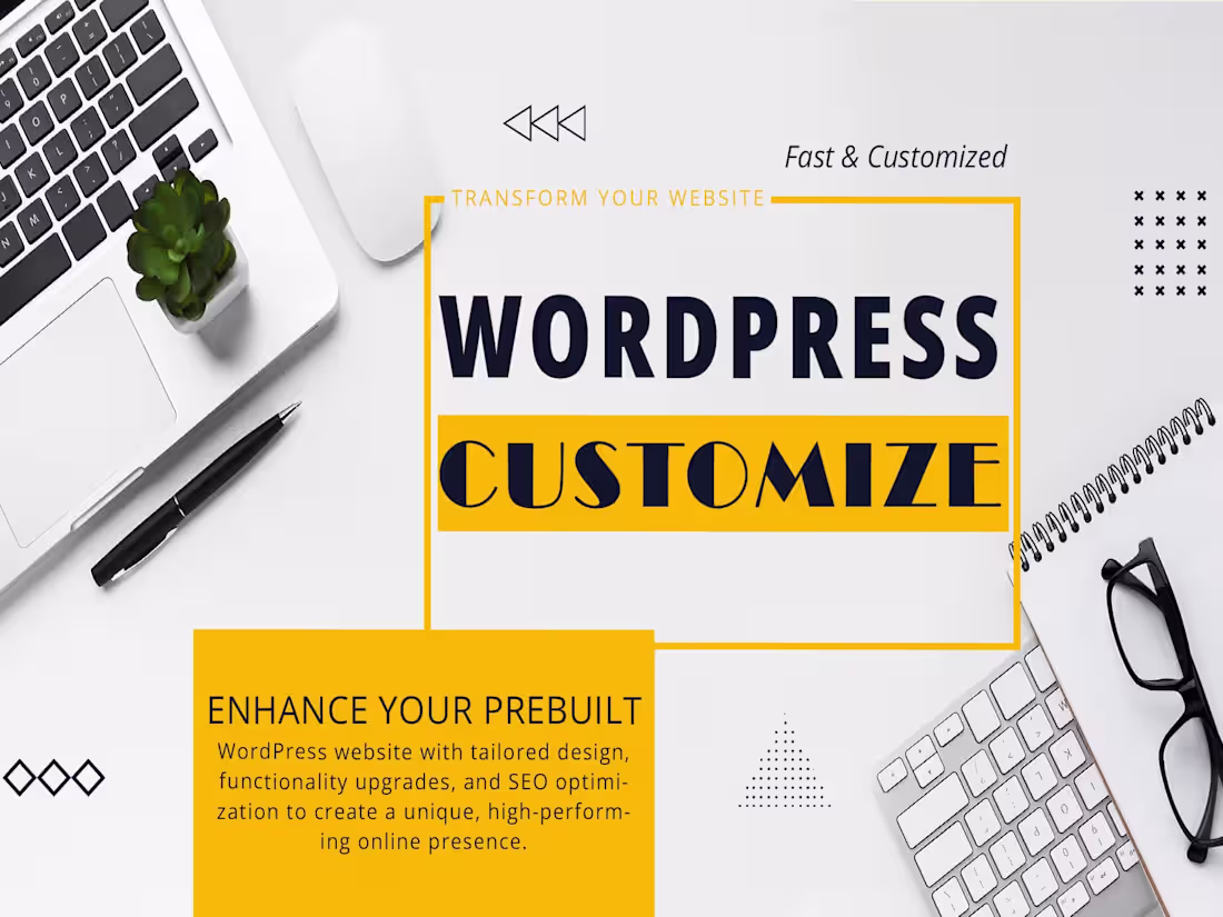 Cover image for Customize Prebuilt WordPress Website for Unique Look & Function