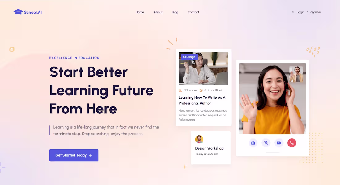 Cover image for School AI-AI-powered learning platform with