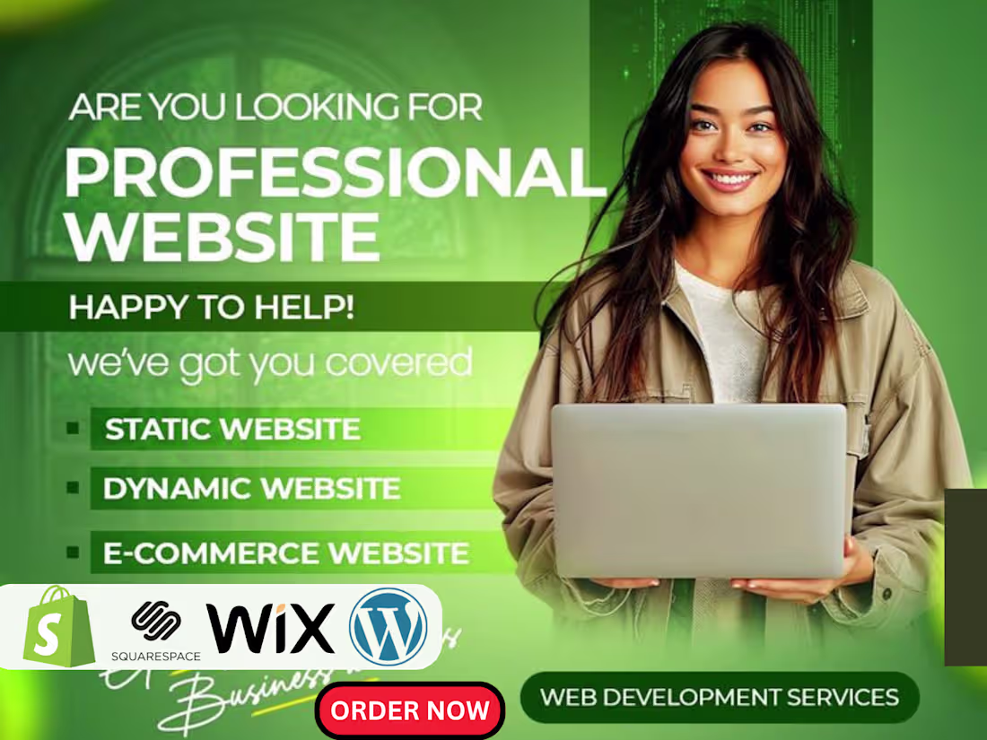 Cover image for I will design shopify dropshipping online store website design