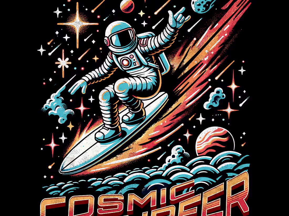 Cover image for Graphic designer adept at fusing great design elements and AI.