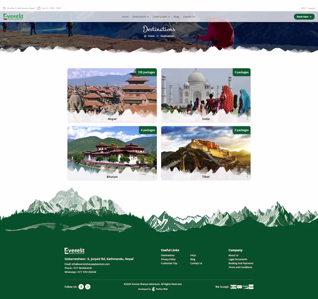 Cover image for Adventure Booking Website with Booking & Blogging System A c...