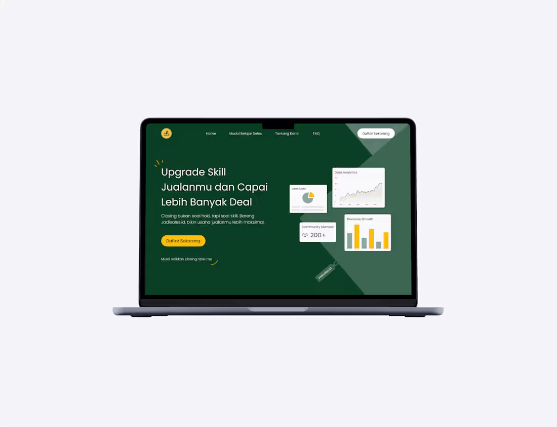 Cover image for Jadisales.id Homepage Redesign