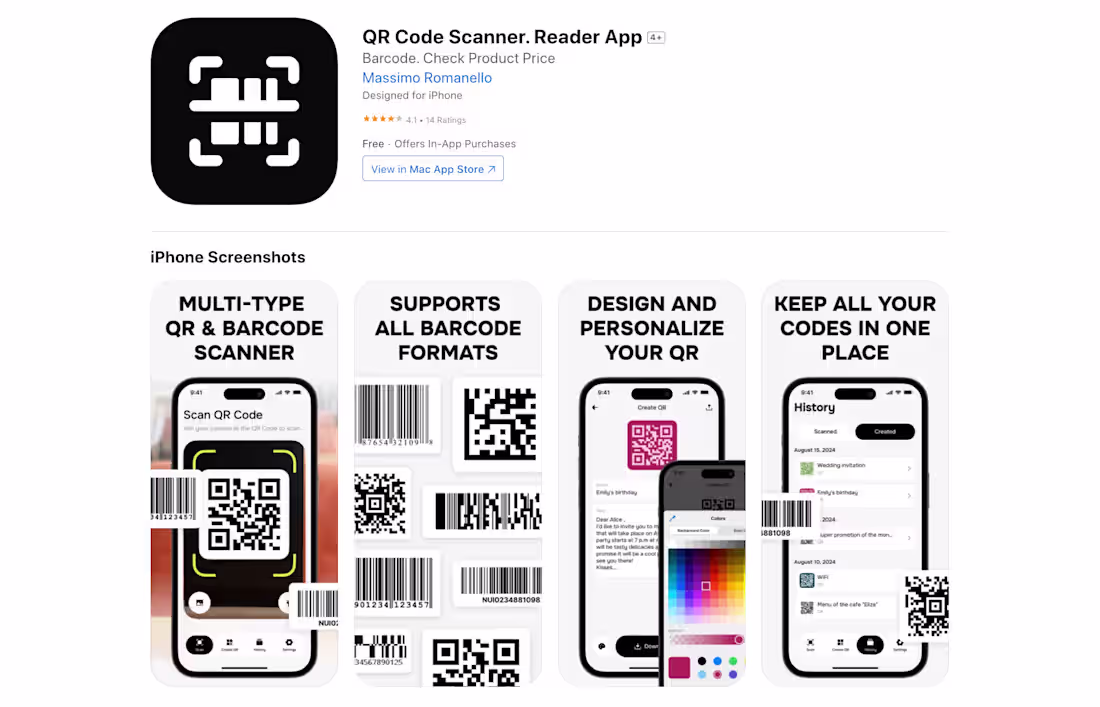 Cover image for SwiftUI | QR Code Scanner & Generator
