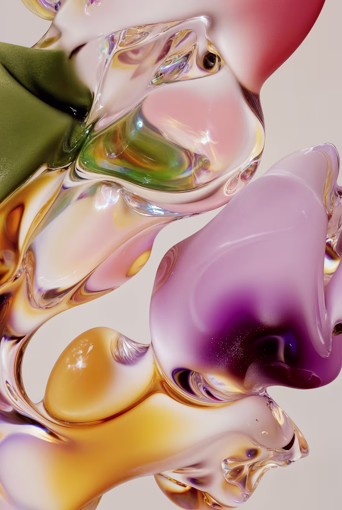 Cover image for Glass explorations with K1 inside @krea_ai