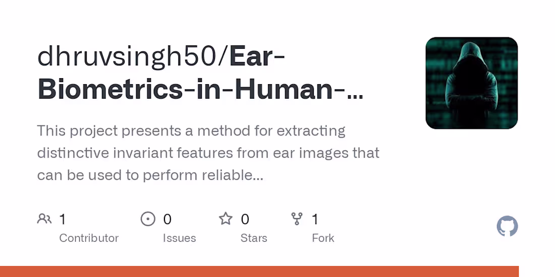 Cover image for dhruvsingh50/Ear-Biometrics-in-Human-Identification-System