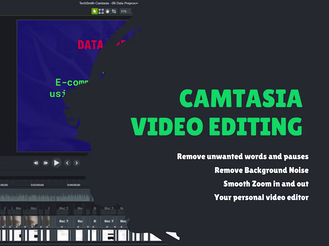 Cover image for Camtasia Screencast eLearning video editing