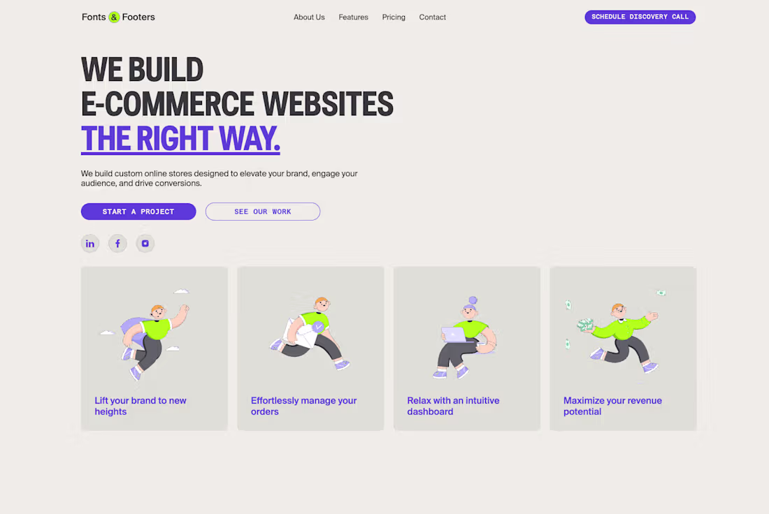 Cover image for Fonts & Footers