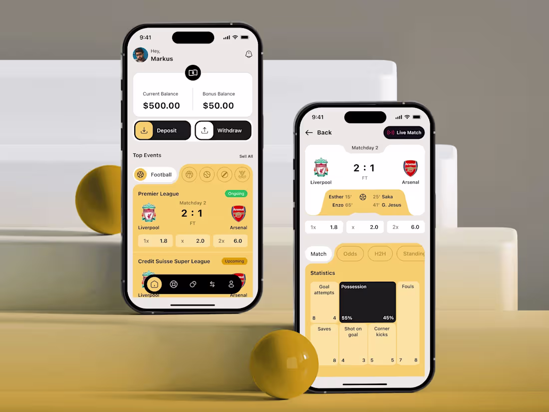 Cover image for Sports Betting Mobile App