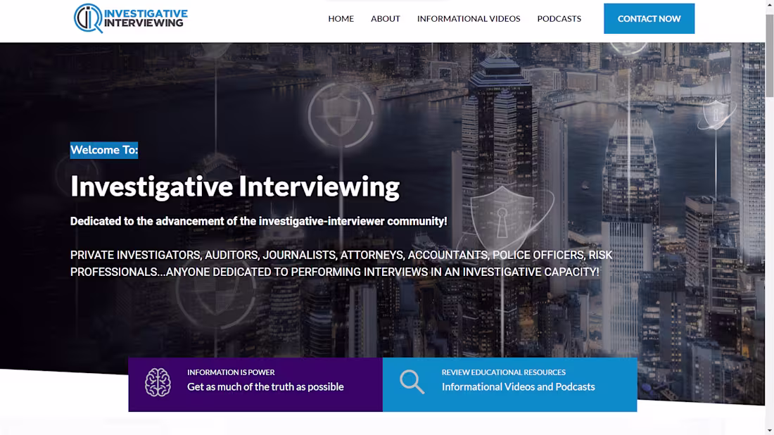 Cover image for Investigative Interviewing 