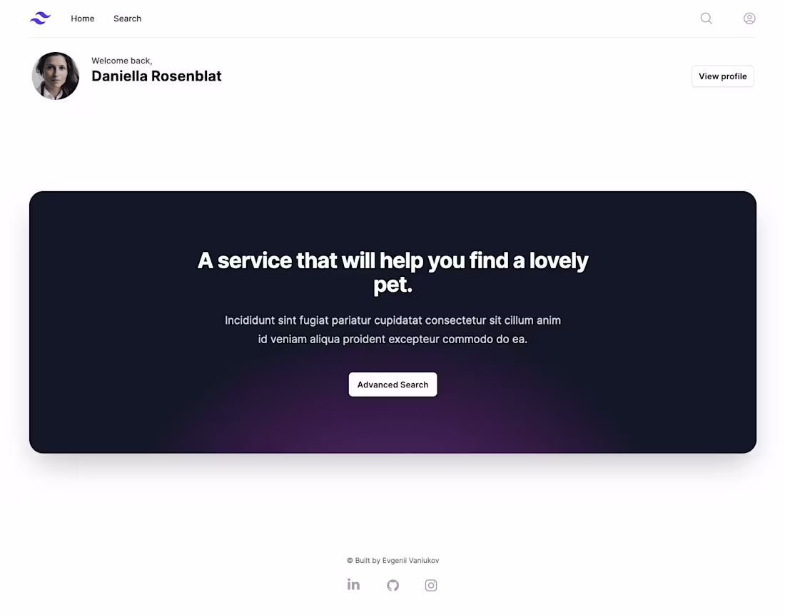 Cover image for Pet Adoption Service