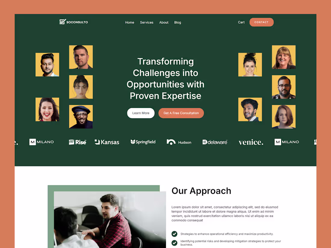 Cover image for Consulting Website