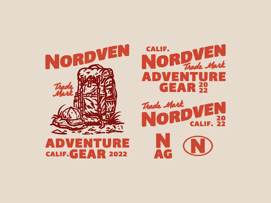 Cover image for Outdoor adventure branding kit design