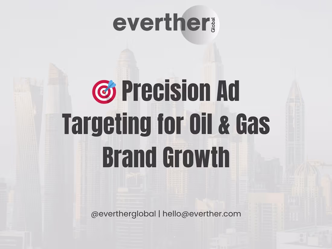 Cover image for Ads- Paid Media Campaigns for Oil & Gas Brand (Oilgates)