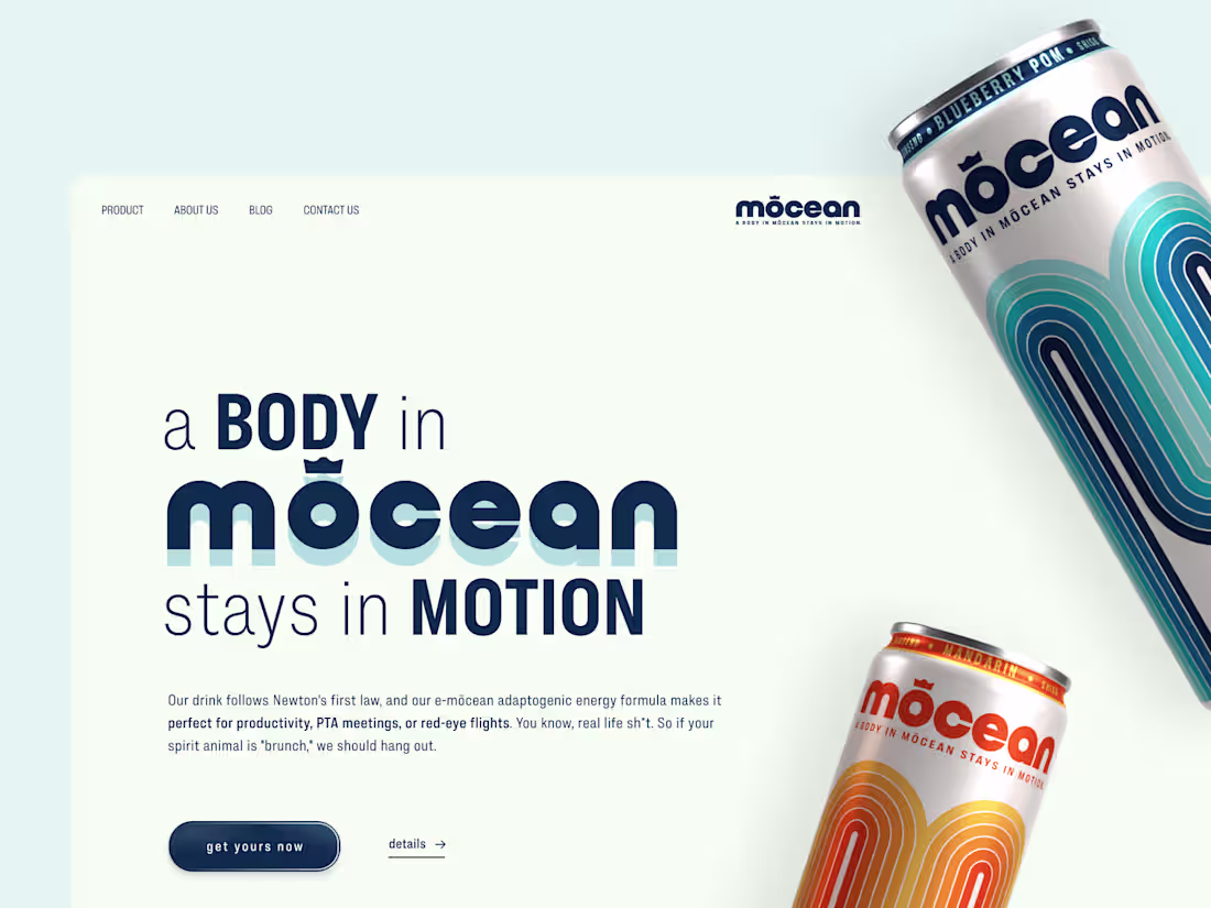 Cover image for Webdesign mocean drink