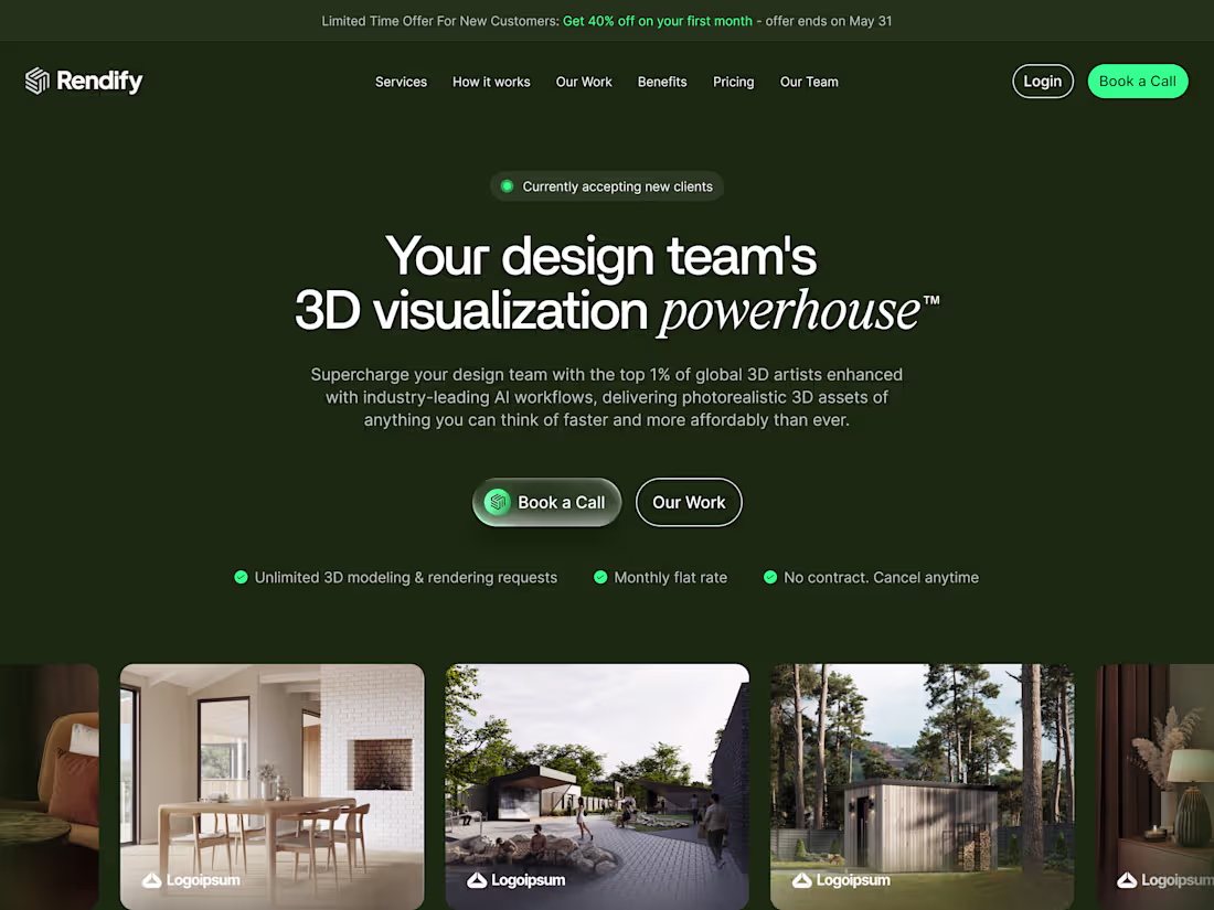 Cover image for Rendify – Your design team's  3D visualization powerhouse™