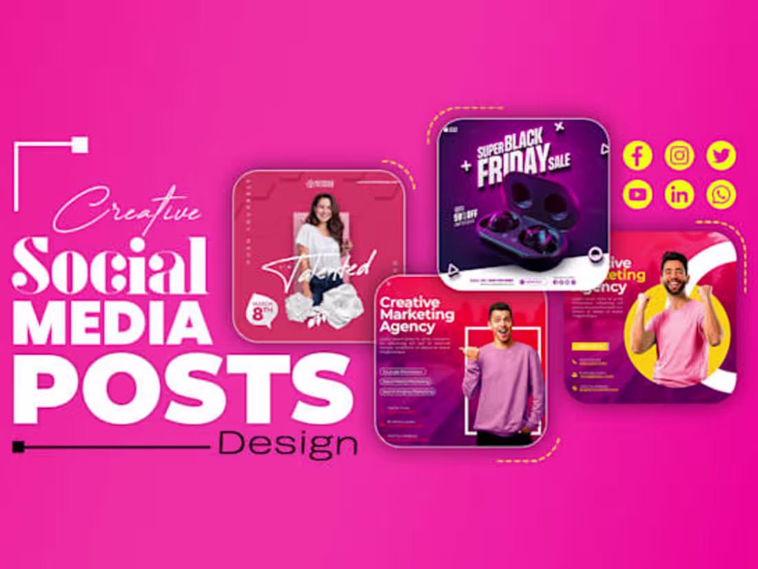 Cover image for I will design social media posts and canva templates