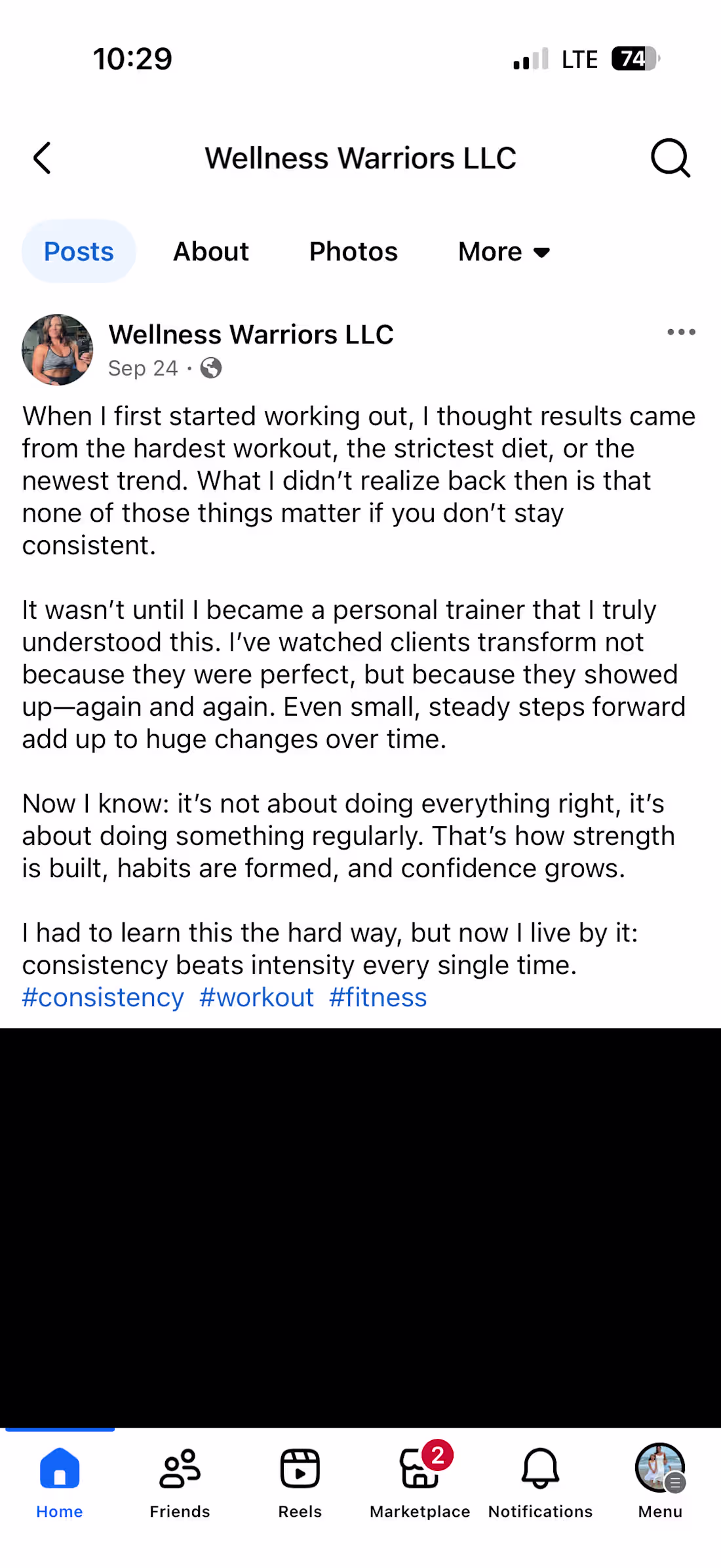 Cover image for I manage all social media content for Wellness Warriors, my ...