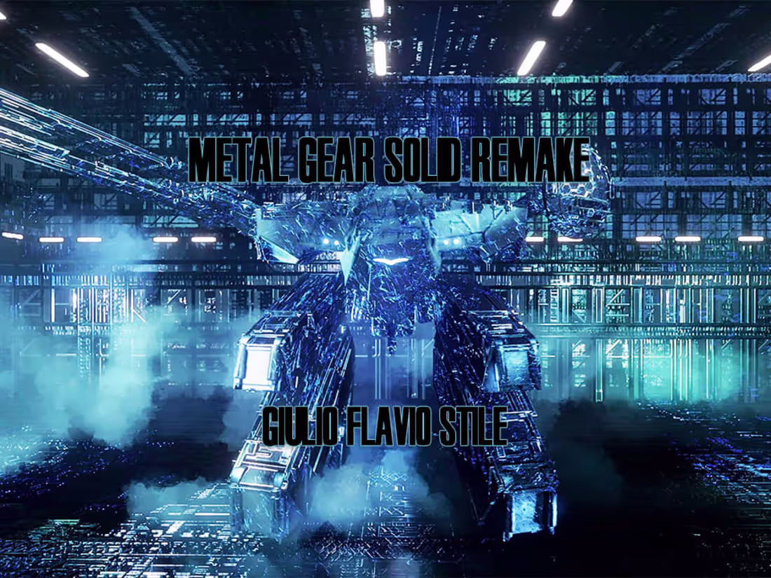 Cover image for Metal Gear Solid 3d "Remake" Audio and Video