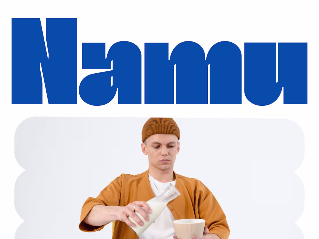 Cover image for Namu ® 🥛 [Brand Identity & Label Design]
