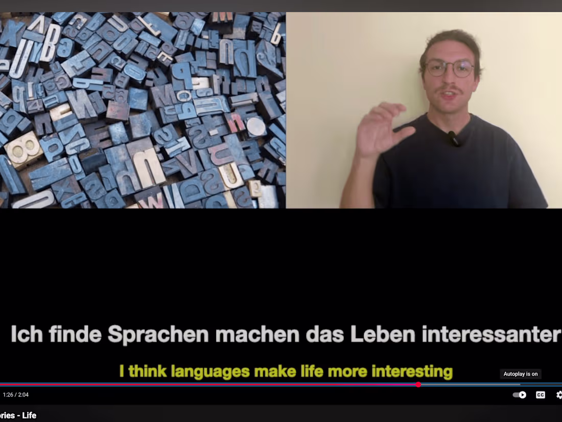 Cover image for German Language Learning Video for Beginners