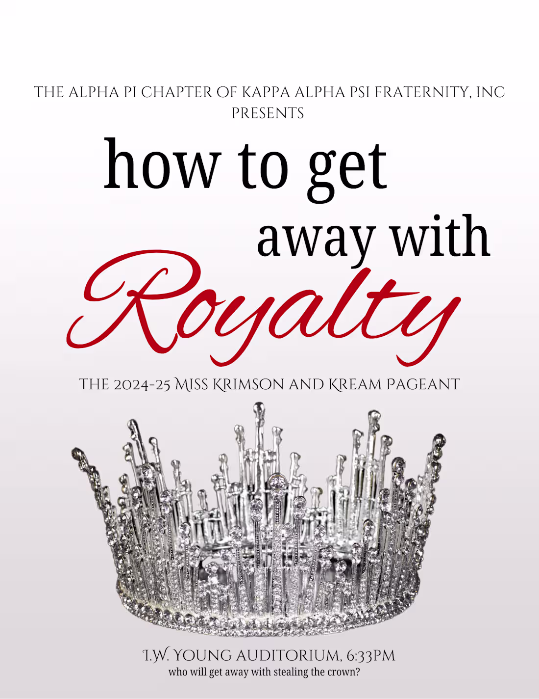 Cover image for Designed a full visual package for a college pageant, includ...