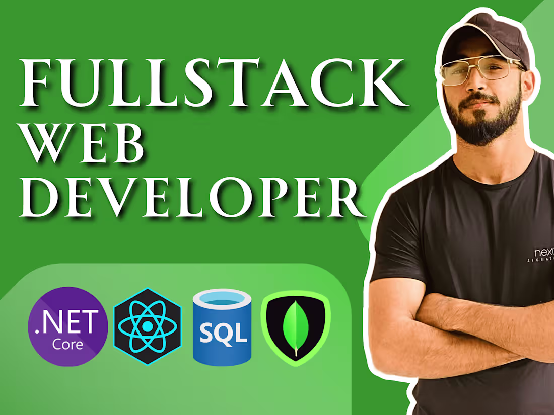 Cover image for Develop Full Stack Web App using React, DotNet and SQL, MongoDB