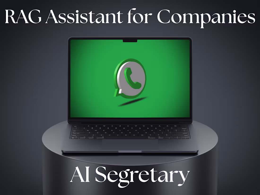 Cover image for RAG Assistant for Company Documents and Policies