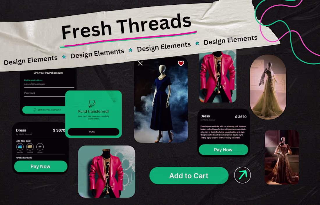 Cover image for UI/UX Design (Fresh Threads)