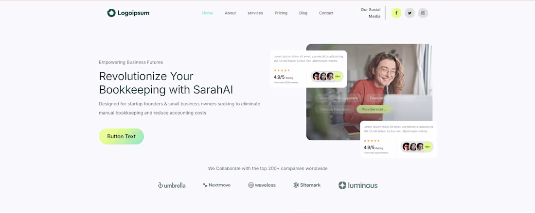 Cover image for Bookkeeping with SarahAI