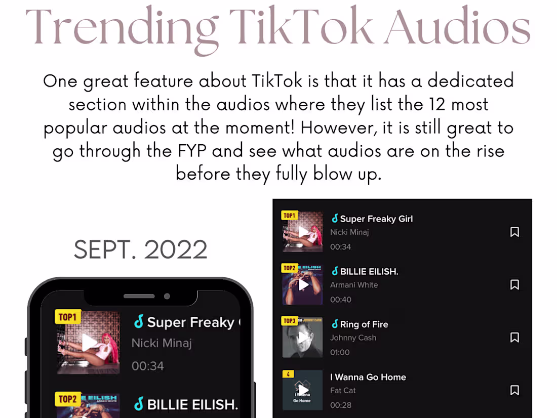 Cover image for Social Media Manager|Trending TikTok Audios