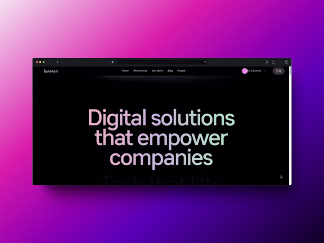 Cover image for Figma to Framer - Lumen | Digital Agency Website