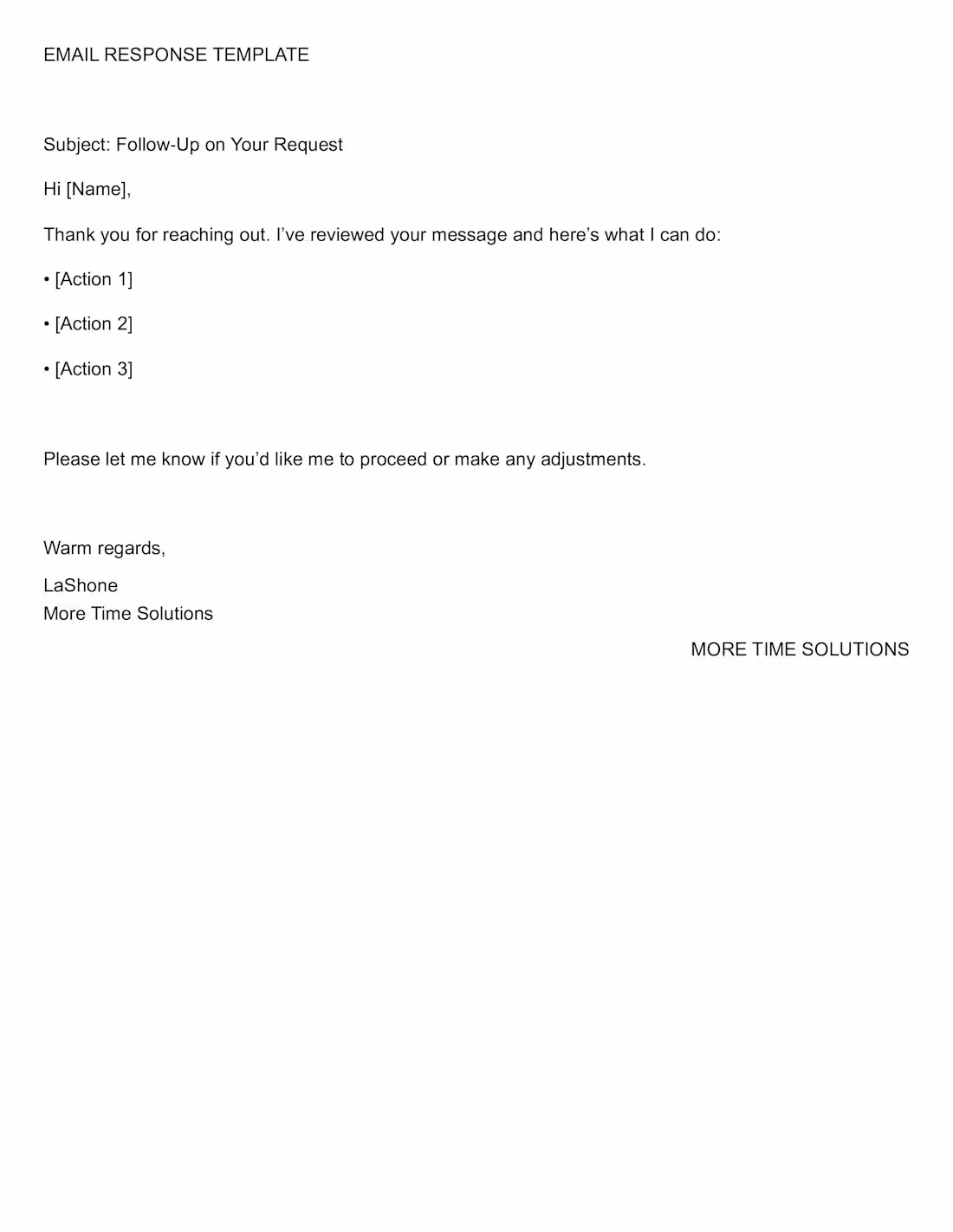 Cover image for Email Response
What I Did
Responded to