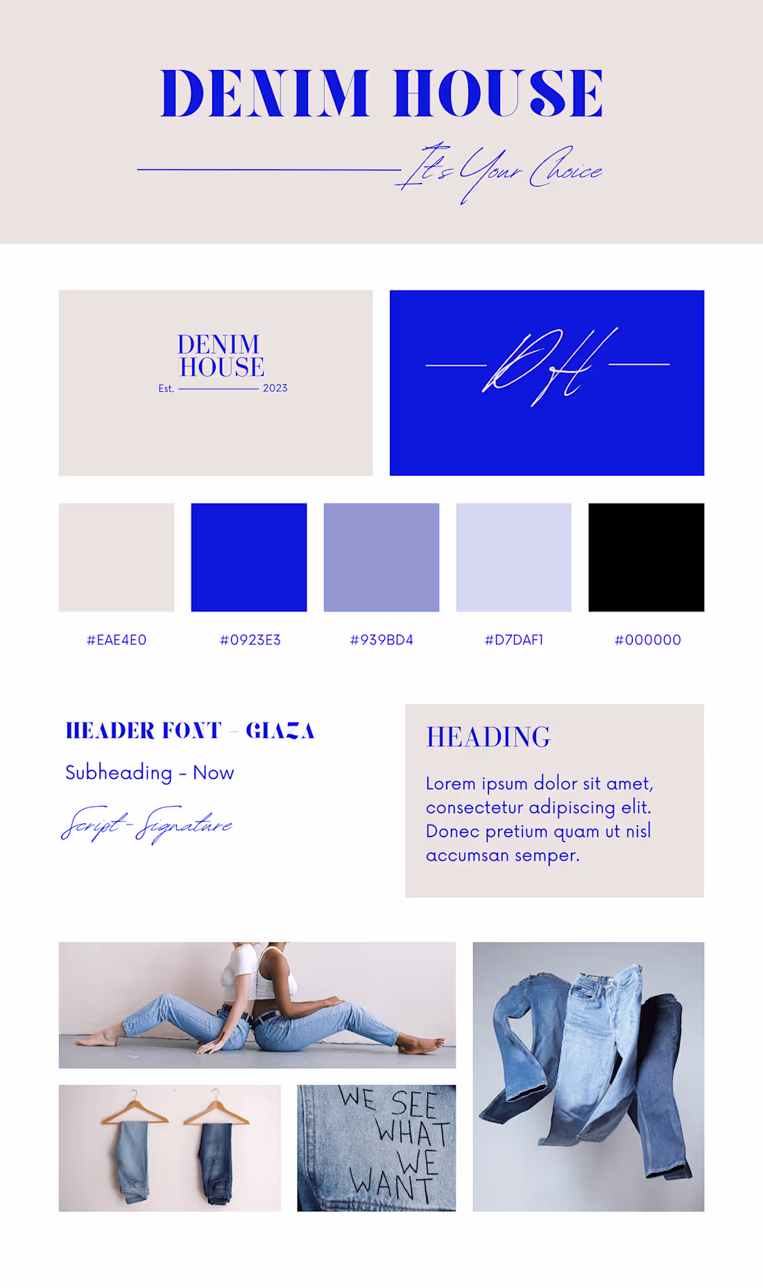 Cover image for Denim House | Fashion Brand on Behance