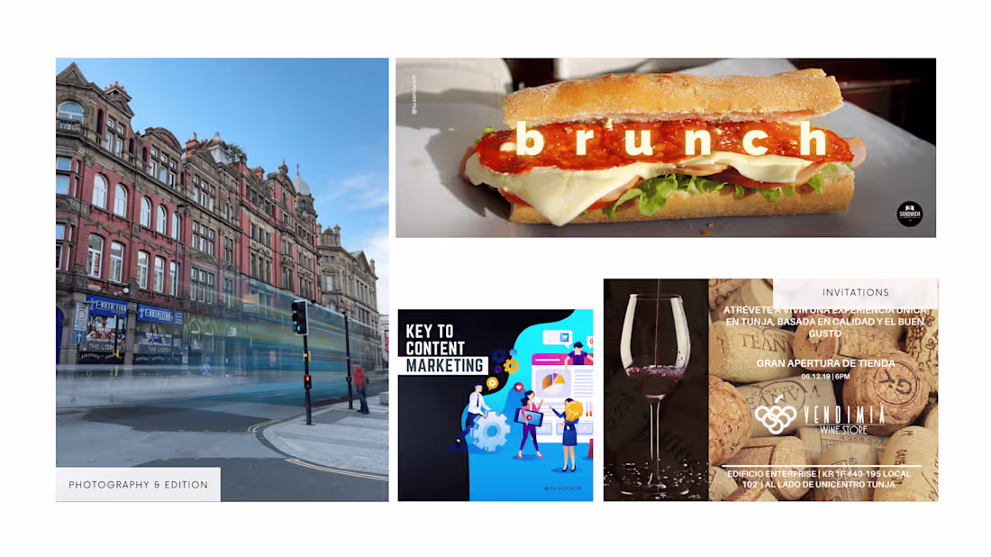 Cover image for Multi-Industry Design Portfolio: Print, Hospitality