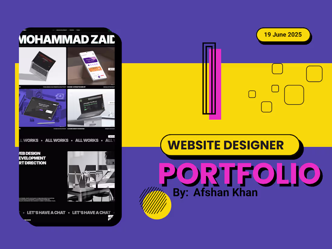 Cover image for A Sleek & Interactive Portfolio in Framer