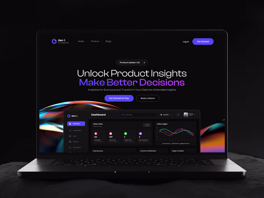 Cover image for Gen1. - SaaS Landing Page | Framer